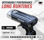 CAT EYE - HL-EL135N LED Safety Bike Headlight for Commuting, Black