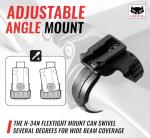 CAT EYE - HL-EL135N LED Safety Bike Headlight for Commuting, Black