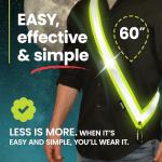 Reflective Sash for Safe Night Walking & Running