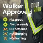 Reflective Sash for Safe Night Walking & Running
