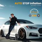 Anycash Tire Inflator Portable Air Compressor, 150PSI Air Pump for Car Tires with Pressure Gauge, Fast Tire Inflator for Car, Motorcycle, Bicycle, Balls, LED Light and Auto Shut-Off