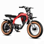 Luckeep M5 MAX Electric Bike Bike for Adults/Teen 2000W Peak 37.5 MPH, 52V/20AH/40AH Dual Battery, 80/160 Miles Range 20" Fat Tires Electric Dirt Bike, Electric Motorcycle for Adults Road Ebikes
