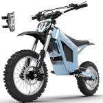 Tuttio Soleil01-GB Electric-Dirt-Bike - 2026 Upgrade 3000W Peak E-Bike, 14"/12" Fat Tire E-Motorcycle with 48V 21AH Battery 200NM Mountain Off-Road Dirtbike for Adults Teens