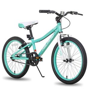 HH HILAND 20 Inch Kids' Bicycles Mountain Bike for Boys, Girls 5+ Years Old, Single Speed Kids Bicycles with Dual Handbrakes, Child Bike Green