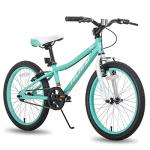 HH HILAND 20 Inch Kids' Bicycles Mountain Bike for Boys, Girls 5+ Years Old, Single Speed Kids Bicycles with Dual Handbrakes, Child Bike Green