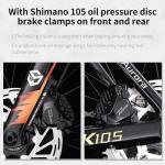 SAVADECK Lightweight Carbon Fiber Road Bike 51cm