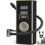 KIAIR Tire Inflator Portable Air Compressor, Cordless Air Pump for Car Tires