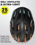 OutdoorMaster MIPS Adult Recreational Cycling Helmet - Carbon Black,L