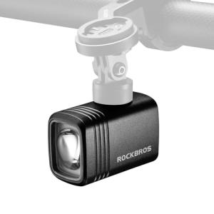 ROCKBROS 1000Lumens Bike Light 2800mAH USB C Rechargeable Bike Headlight IPX6 Waterproof Bicycle Front Lightweight Smart Light for Safe Night Riding