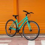 AVASTA Women's Lightweight 7-Speed Hybrid Bike - Mint Green