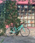 AVASTA Women's Lightweight 7-Speed Hybrid Bike - Mint Green