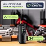 Portable Electric Tire Inflator with Gauge, 150PSI