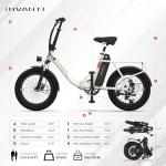 Invanti 20" Fat Tire Electric Bike - 900W Motor
