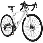 YITAHOME 700C Road Bike, 21 Speed Commuter Bicycle for Men Women, Lightweight Aluminum Frame Racing Bike, Adult Bicycle with Dual Disc Brake