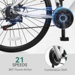 YITAHOME 700C Road Bike, 21 Speed Commuter Bicycle for Men Women, Lightweight Aluminum Frame Racing Bike, Adult Bicycle with Dual Disc Brake