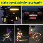 PHIXBEAR 20 Pack Reflective Safety Stickers