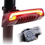 MEILAN X5 Wireless Remote Control Smart Bike TailLight Rear Light Automatic Brake Light with Turn Signal Light USB Rechargeable Safety Flashing light Fits on Any Road Bicycle