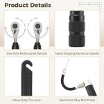 11 Pcs Portable Multifunction Bike Repair Tool Kit, Includes Mini Pump, Ratchet Wrench, 10-Piece Bit Set & Heavy-Duty Tire Levers, Compact Carry Case for Roadside & Home Repairs