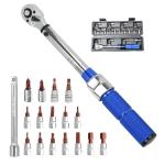 Bike Torque Wrench Set with Sockets and Extension