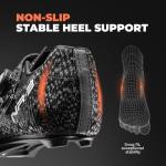 ROCKBROS Cycling Shoes NR3 with 2 Knob Lock Professional for Men - Breathable & Stable Road Bike Shoes