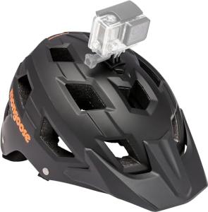 Mongoose Capture Adult Bike Helmet, Ages 14+, Built-in Camera Mount, Durable ABS Shell, Vents for Airflow, Adjustable Fit, Full-Range Internal Pads, Go-Pro Compatible, Helmet for Adults