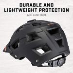 Mongoose Capture Adult Bike Helmet, Ages 14+, Built-in Camera Mount, Durable ABS Shell, Vents for Airflow, Adjustable Fit, Full-Range Internal Pads, Go-Pro Compatible, Helmet for Adults