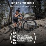 Mongoose Capture Adult Bike Helmet, Ages 14+, Built-in Camera Mount, Durable ABS Shell, Vents for Airflow, Adjustable Fit, Full-Range Internal Pads, Go-Pro Compatible, Helmet for Adults