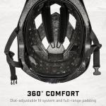 Mongoose Capture Adult Bike Helmet, Ages 14+, Built-in Camera Mount, Durable ABS Shell, Vents for Airflow, Adjustable Fit, Full-Range Internal Pads, Go-Pro Compatible, Helmet for Adults