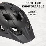 Mongoose Capture Adult Bike Helmet, Ages 14+, Built-in Camera Mount, Durable ABS Shell, Vents for Airflow, Adjustable Fit, Full-Range Internal Pads, Go-Pro Compatible, Helmet for Adults