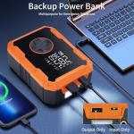 Portable Air Pump for Car Tires, 150 PSI Tire Inflator Cordless with LED Light, Auto Shut-off Air Compressor Bike Tire Pumps with Pressure Gauge for Car Bicycle Motorcycle Ball, Gifts for Men & Women