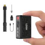 LEXIN P2 Mini Electric Bike Pump with Gauge, 130PSI Portable Bicycle Pump with Presta & Schrader Valve, 800mAh Air Pump for Bike Tires, Auto Shut-Off, Fast Inflation for Road Bike, MTB, E-Bikes