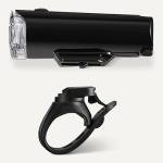 Amazon Basics Bike Lights for Day/Night Riding, Bicycle Lights Front and Back, Headlight Black, Taillight Red