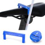Bicycle Seat Height Measuring Tool with Magnetic Gauge & Center Finder - Precision Saddle Adjustment for Road, Mountain & MTB Bikes - Fast, Accurate Measurement for Optimal Comfort