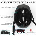 Bike Helmet Adult Urban:Bicycle Helmet for Men Women with USB Charge Detachable Taillight Helmets for Commuter Cycling Scooters