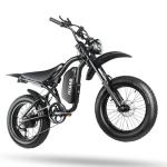 JECHAM 48V 22Ah Fat Tire eBike, Adult Peak 3000W Electric Bike, Dual 2000W Motors 35MPH Electric Bicycle, Hydraulic Disc Brakes, 7-Speed Hunting Commuter E-Bike