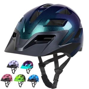 Kids Bike Helmet, Toddler Helmet for Kids 3-5/5-8/8-10 Years Boys Girls, Adjustable Youth Bike Helmets with Detachable Visor, Bicycle Helmets for Skateboard Scooter Cycling