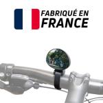 Zefal Spy 15 Mini Bike Mirror – Universal Clip-On Rearview Mirror, 15 cm2 Convex Chrome ABS, 360 Degrees Adjustable, Fits 22–86mm Frames & Handlebars, Lightweight 28g