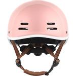 Retrospec Remi Kids' Bike Helmet for Youth Boys & Girls- Bicycle Helmet with Built-in Visor and Adjustable Reflective Straps for Skateboarding, Scooters, Rollerblading - Blush - 49-53cm