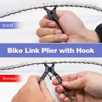 Bike Chain Kit, 6/7/8 Speed Multi-Function Bike Mechanic Repair Kit, Chain Breaker and Bike Link Plier with Hook and 6 Pairs Bicycle Buckle, Reusable