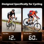 MEGAWHEELS Mini Bike Tire Pump, 120PSI Electric Bicycle Pump with Presta and Schrader Valve, Portable Bike Pump for Road Bike, City, Mountain and E-Bike