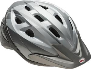 BELL Adult Silver Ti Fang Rig Helmet, Silver Titanium Fang (7107135)