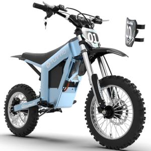 Tuttio Soleil01 GB Electric Dirt Bike, 2026 Upgrade E-Dirt Bike 37MPH Fast Electric Bike with 48V 21Ah Battery, 3 Speeds, 3000W Peak Off-Road Ebike for Adults Teens Boys Girls Age 13+