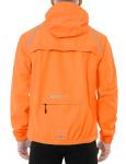 baleaf Mens Rain Jacket Waterproof Raincoat Windbreaker Gear Running Cycling Golf Coats Hood Lightweight Reflective Orange 2XL