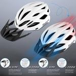 Gudook Bike Helmets for Men - Women Bicycle Helmet Adult - Certified Lightweight Comfort Adjustable Cycling Helmet with Detachable Visor for Mountain Road Biker