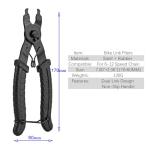 COTOUXKER Bike Link Pliers, Bicycle Chain Tool for Bike Chain Link Quick Removal Repair
