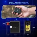 ROCKBROS Mini Bike Pump AS1 Portable Electric Bicycle Pump 100PSI Tiny Bike Air Pump Tire Inflator Type-C Rechargeable Battery with Presta Schrader Valve, Cycling Gifts for Men Women