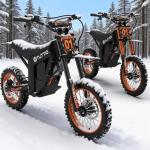 Tuttio Soleil01 & Soleil01-BF Electric-Dirt-Bike Gift Combo, 2000W Motors 48V 21AH Off-Road Electric Motorcycle Set, 14"/12" Fat Tires and Hydraulic Brakes E-Bike Pack for Teens Adults and Family