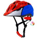 Atphfety Kids Toddler Bike Helmet, Adjustable Boys Girl Helmets from Baby to Children(Age 1-8), Multi Sports for Bicycle Skate with LED Light (Red Spider, S:50 cm - 54cm/19.7-21.2 inch)