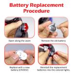 Atphfety Kids Toddler Bike Helmet, Adjustable Boys Girl Helmets from Baby to Children(Age 1-8), Multi Sports for Bicycle Skate with LED Light (Red Spider, S:50 cm - 54cm/19.7-21.2 inch)