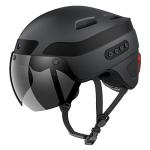 KRACESS KRS-S1 Bike Helmets for Men Smart Helmets for Adults with 1080P 60 fps Sports Camera Dual Antenna Bluetooth Womens Bike Helmet (Matte Black, M-21.56-22.84in)